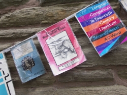 Book promotion at Hay-on-Wye Book promotion at Hay-on-Wye
